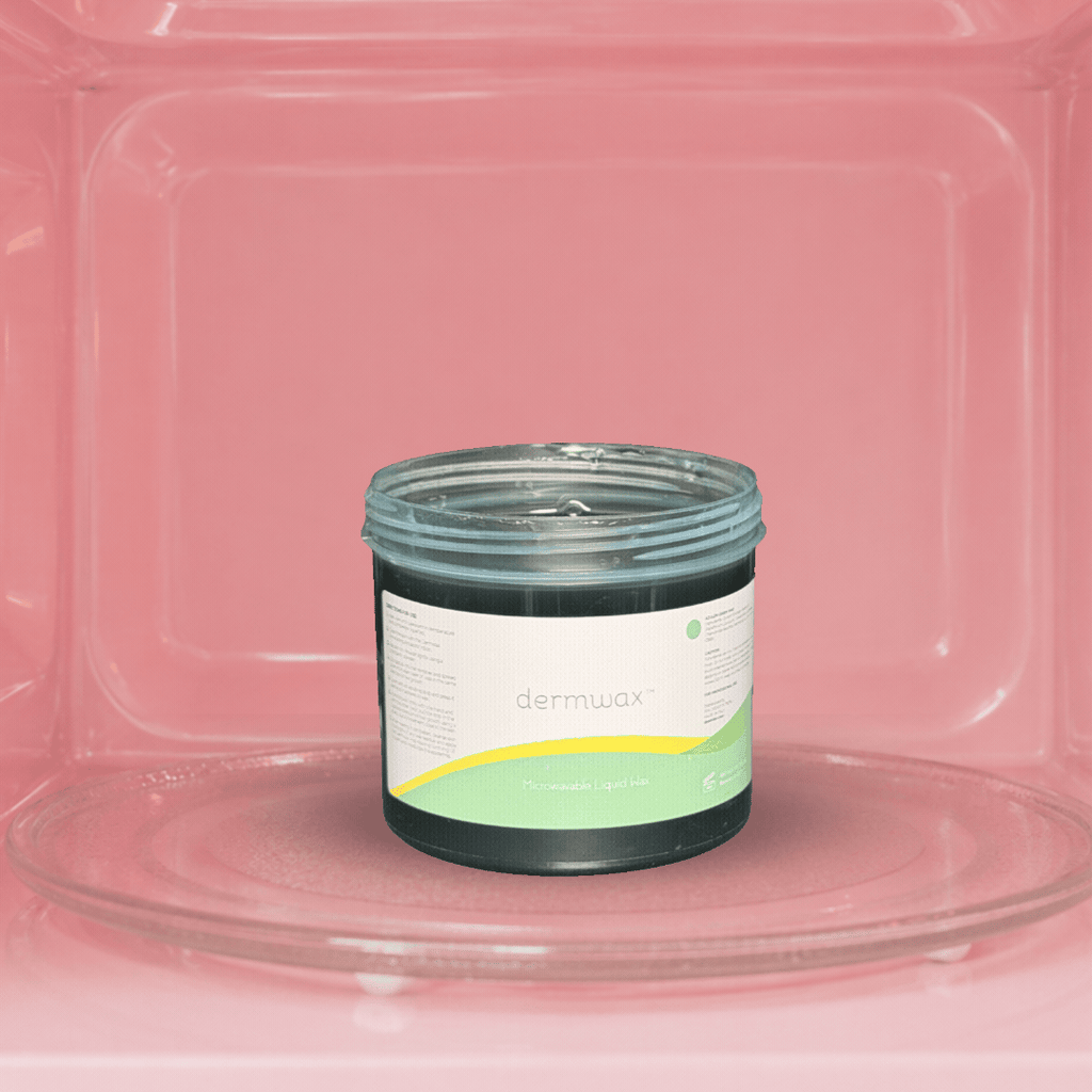 Dermwax Liquid Azulene Green Microwavable Soft Wax, 15.7 oz