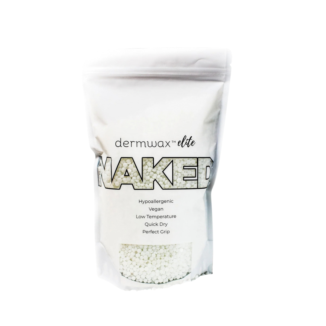 Dermwax Elite NAKED Clear Hard Wax Beads