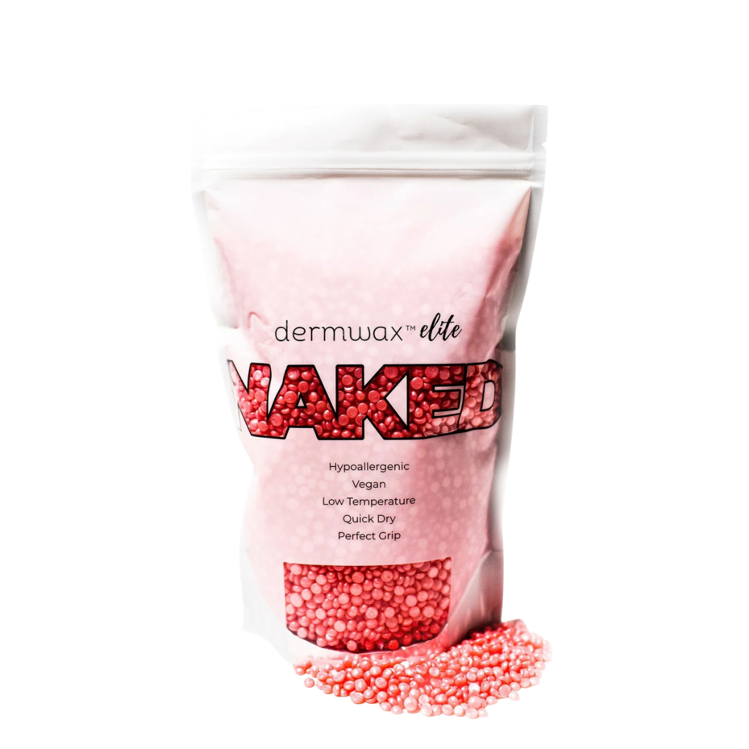 Dermwax Elite NAKED Shimmer Pink Hard Wax Beads